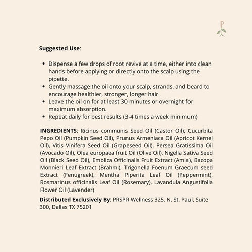 Root revive hair growth oil